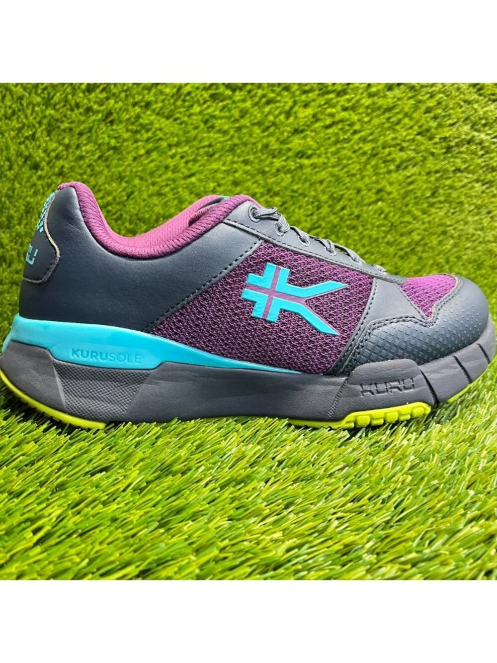 Kuru Quantum 2 Womens Size 9 Purple Blue Athletic Running Walking Shoes Sneakers